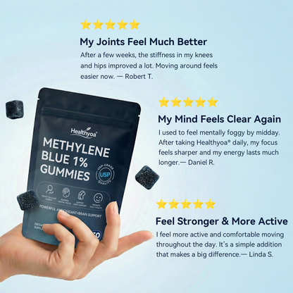 🛡️Methylene Blue Gummies - Move Easier. Feel Lighter. Live Freer.